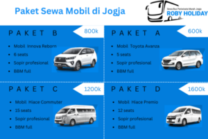Sewa Mobil Bantul Jogja - Paket Layanan